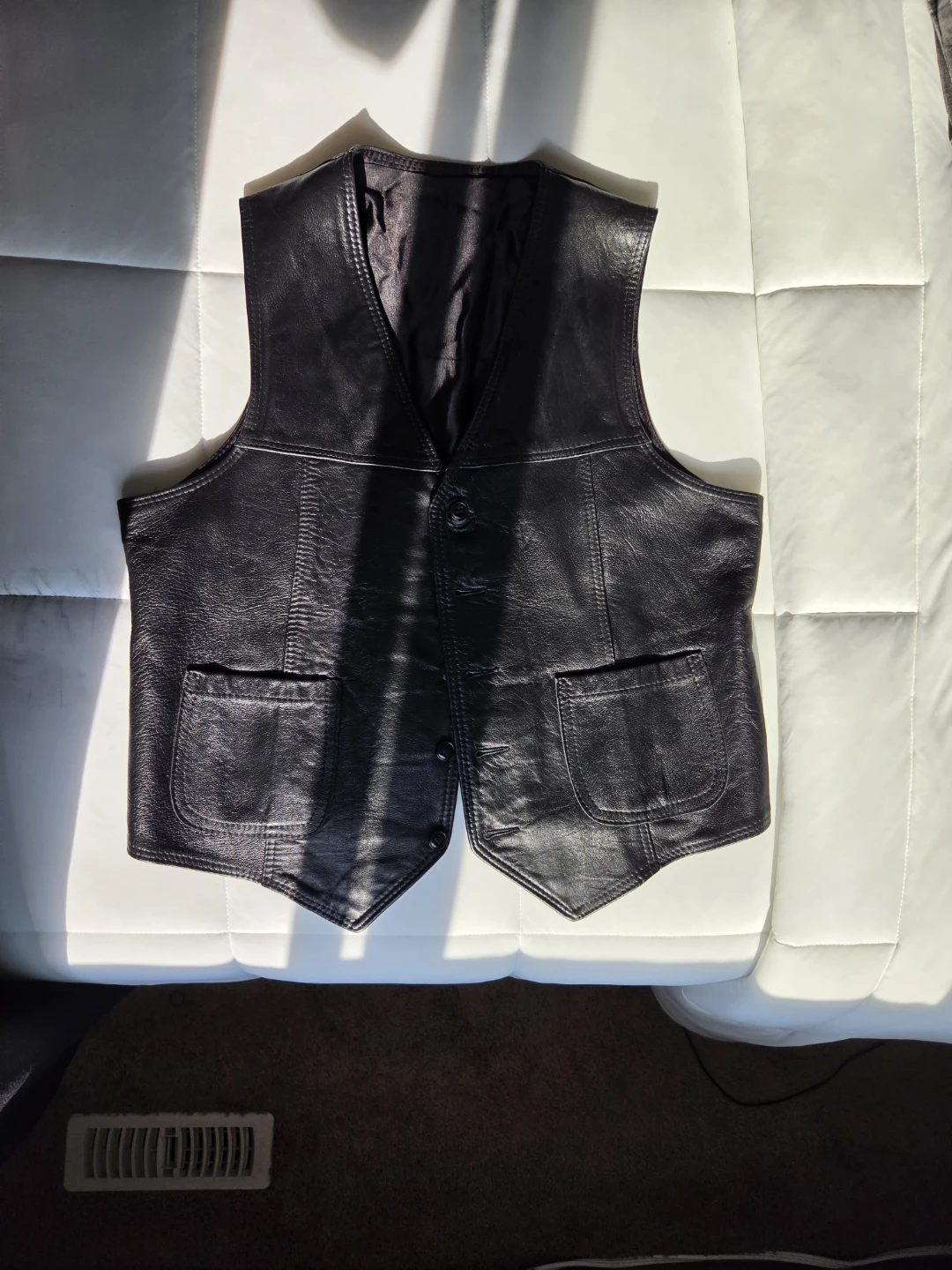 Mirabel Leather & Sheepskin Vest