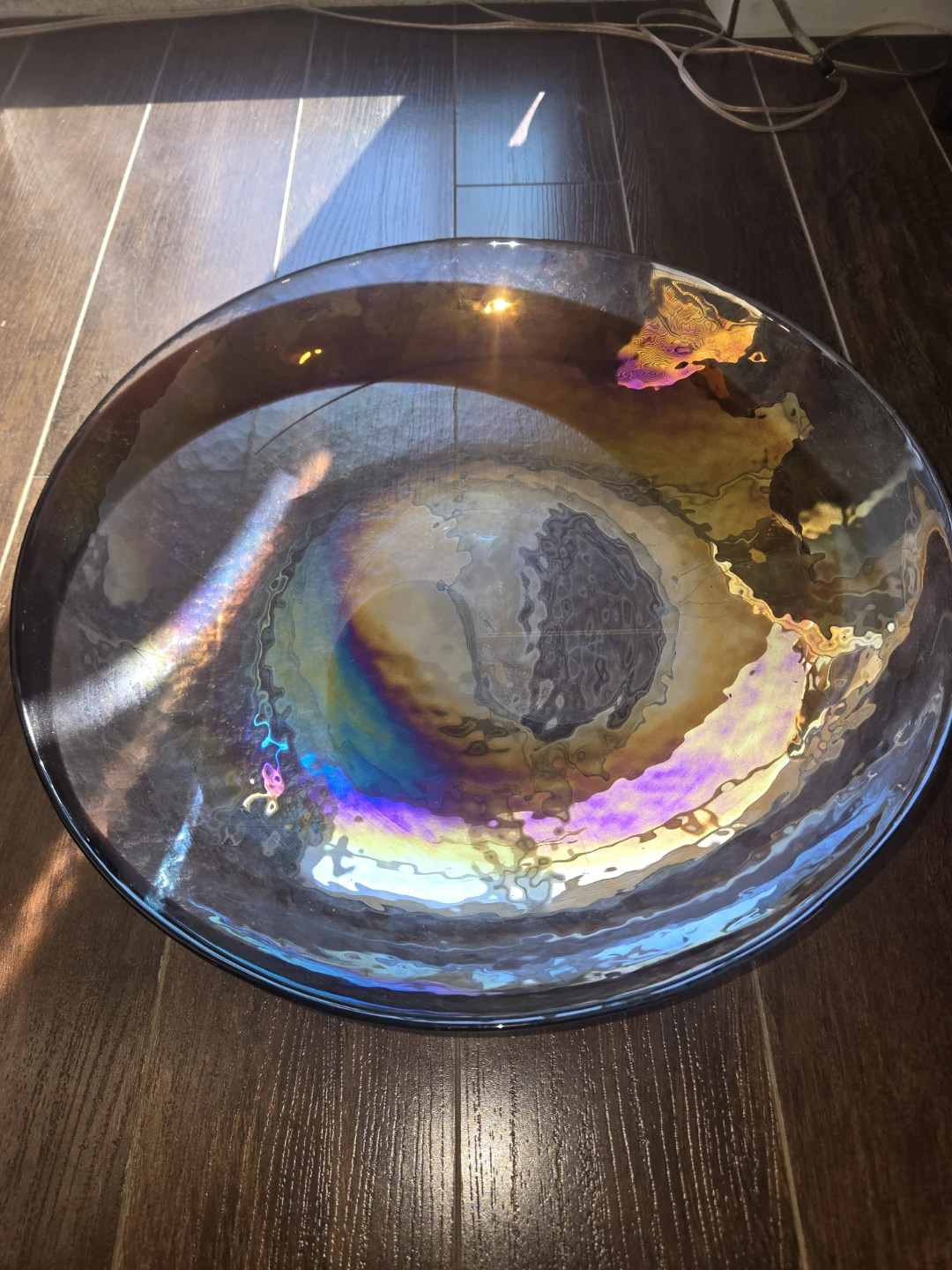 Spectacular  Murano Italy Centerpiece Art Glass Bowl