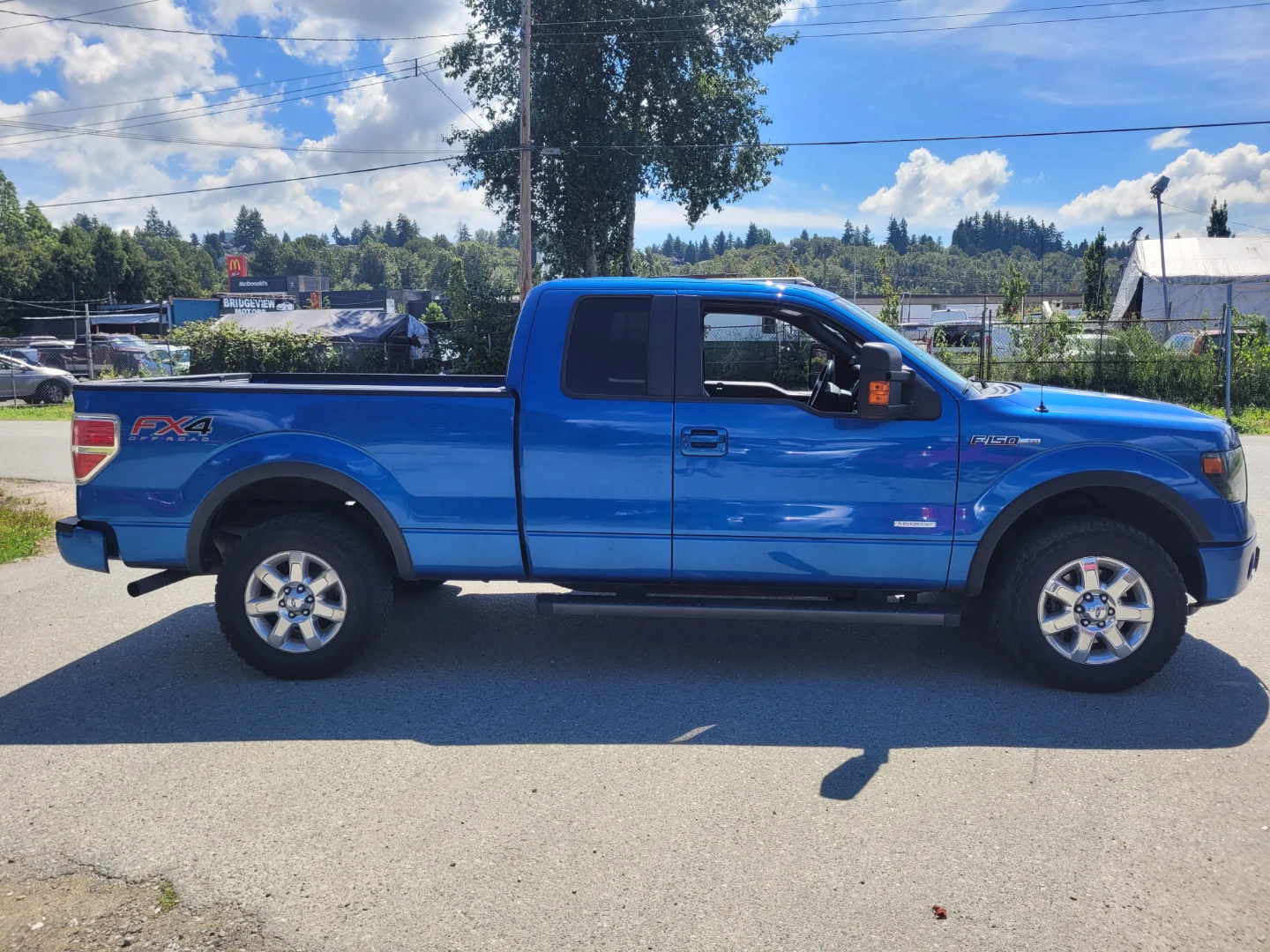 Blue Ford F-150 FX4 Off-Road Pickup Truck - photo 5