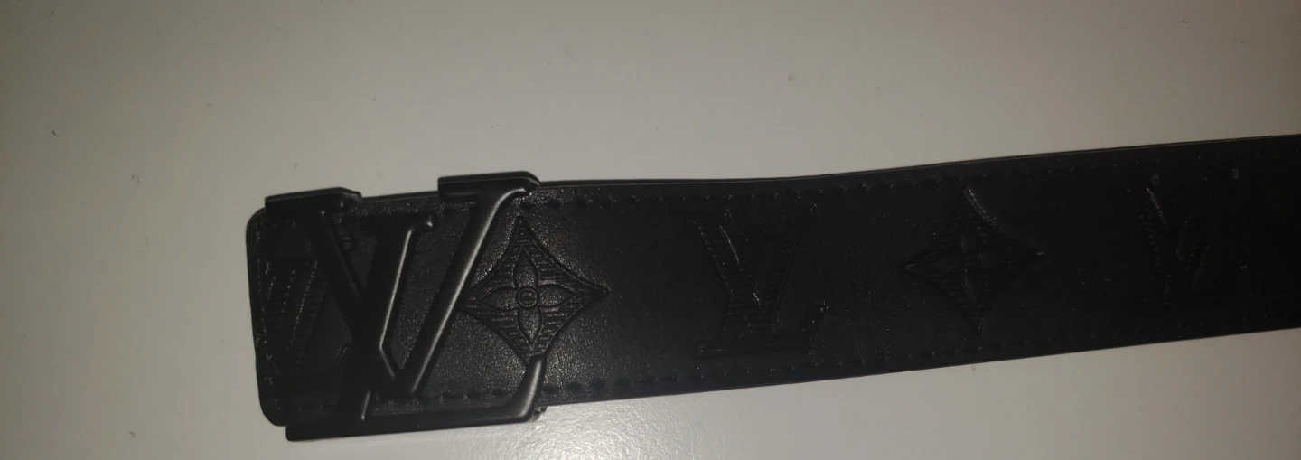 Black Louis Vuitton Belt