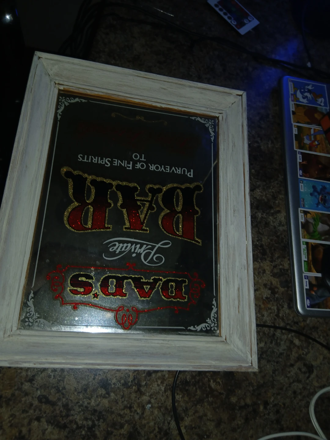 Dad's Private Bar Sign