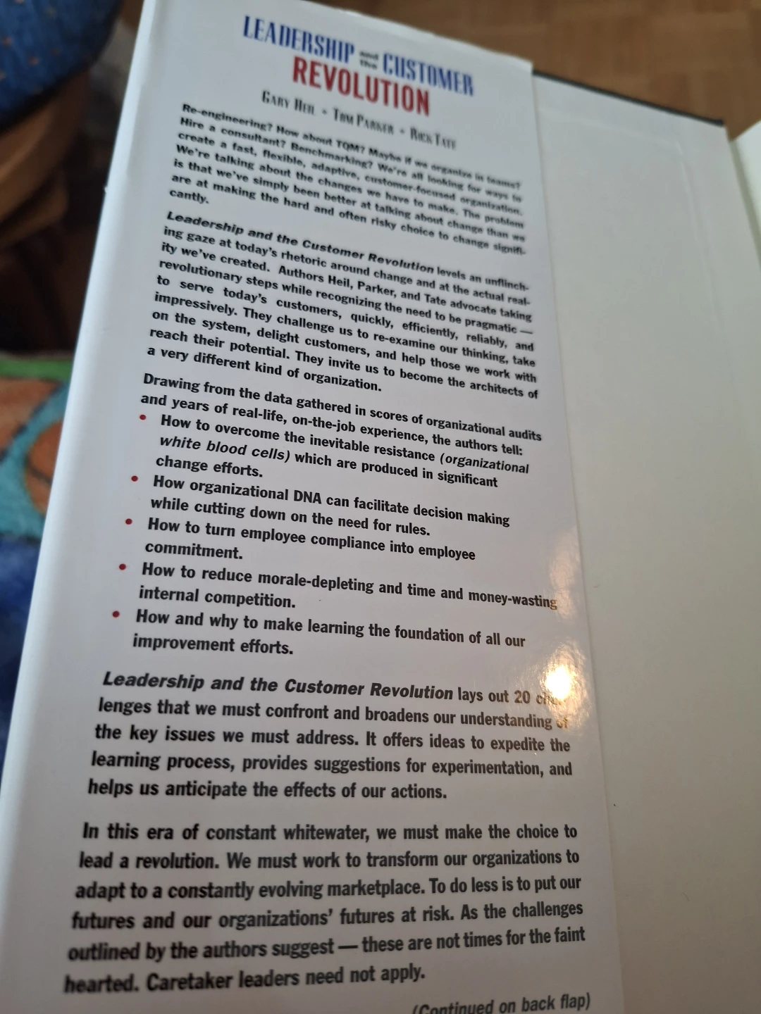 Leadership and the Customer Revolution Book - photo 3