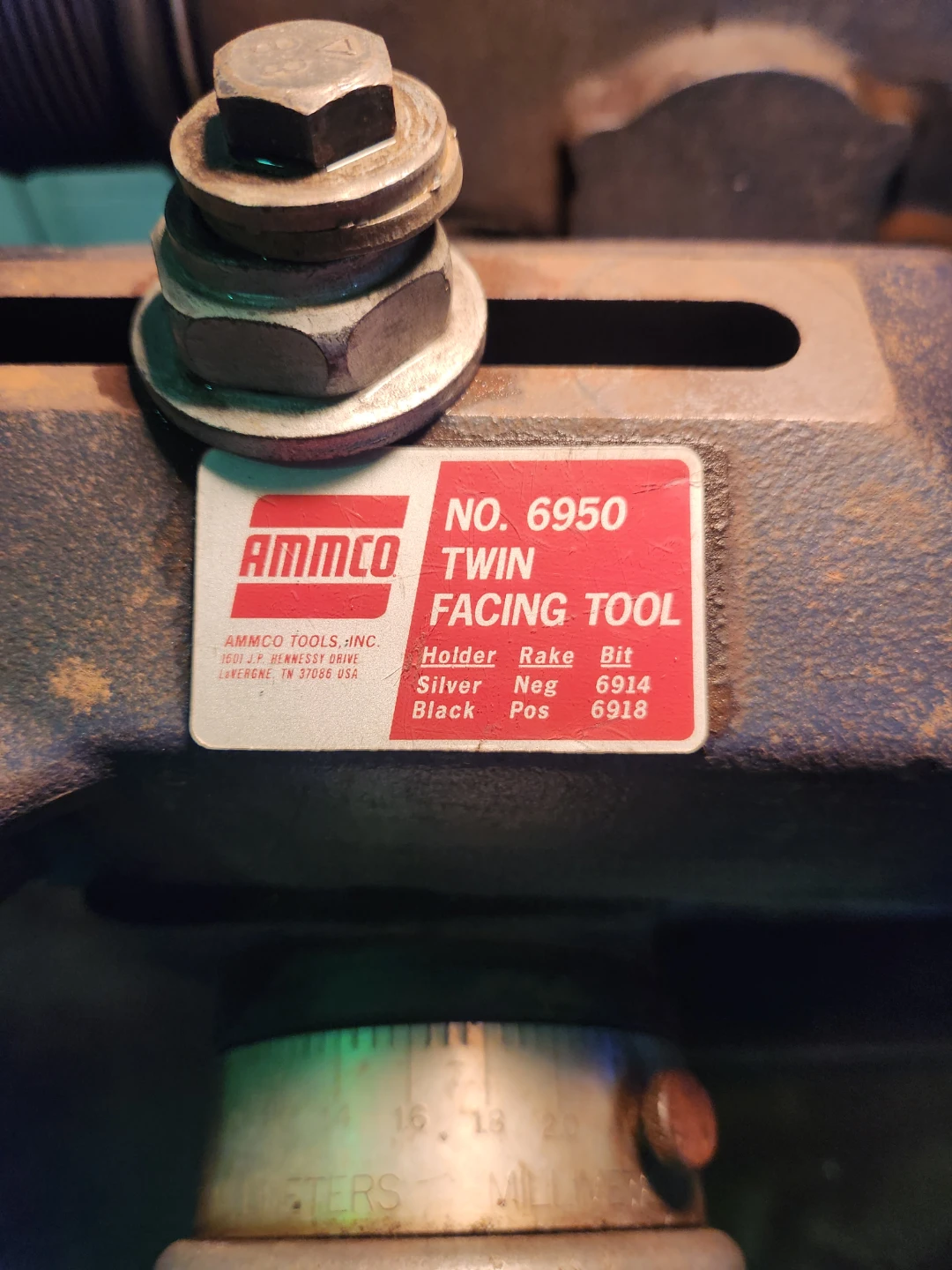 AMMMCO No. 6950 Twin Facing Lathe - photo 5