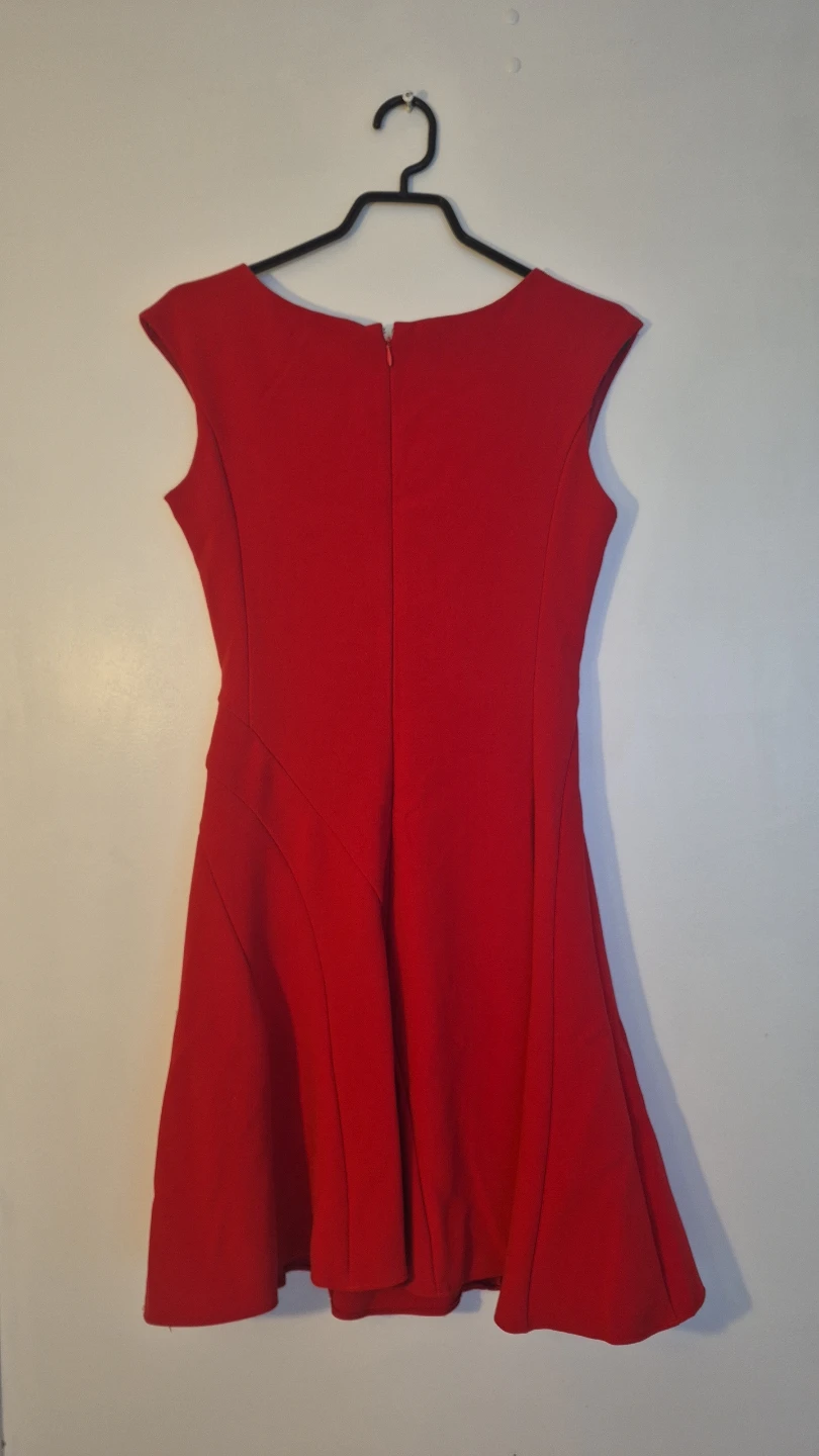 Red Cap Sleeve Dress - photo 2