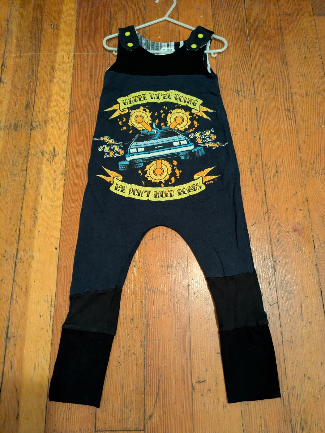 One of a Kind Back to the Future Romper