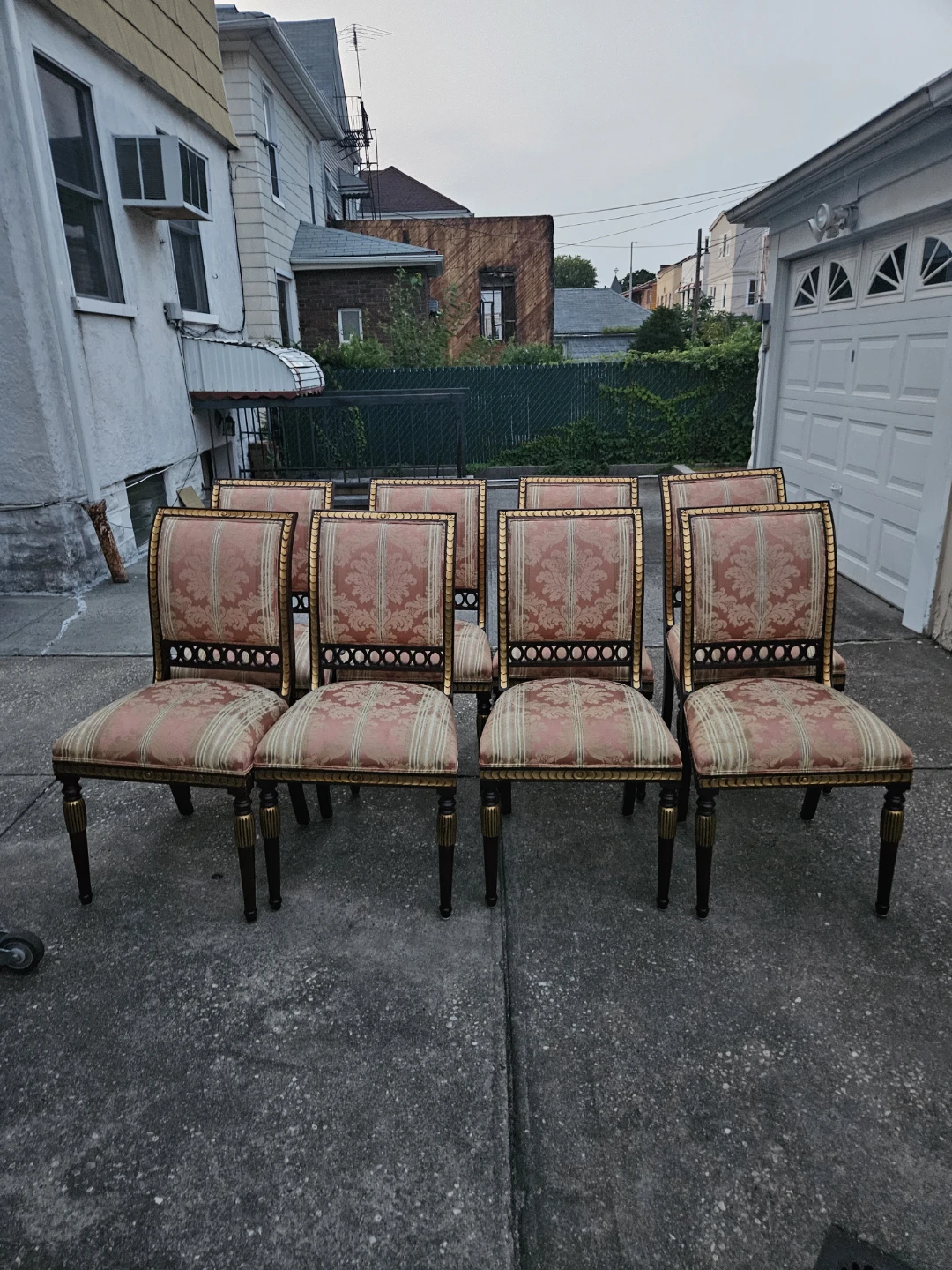8 beautiful expensive custom made chairs