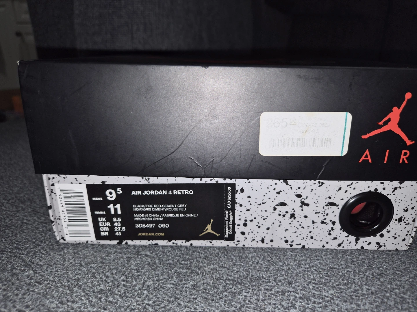 Air Jordan 4 Retro Men's Size 9.5 - photo 2