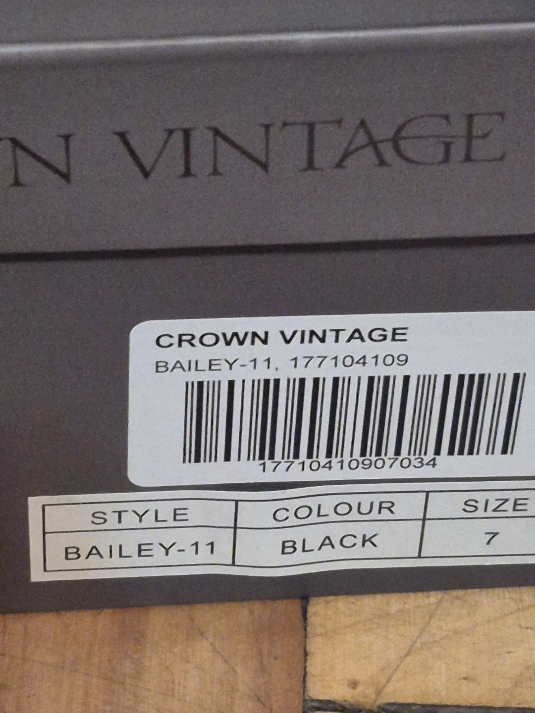 Crown Vintage Size 7 Bailey-11 Black Sandals - photo 5