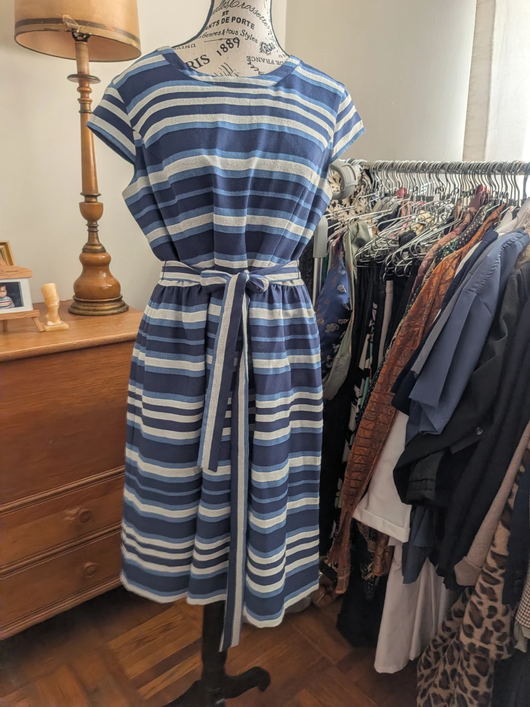 Striped Midi Dress