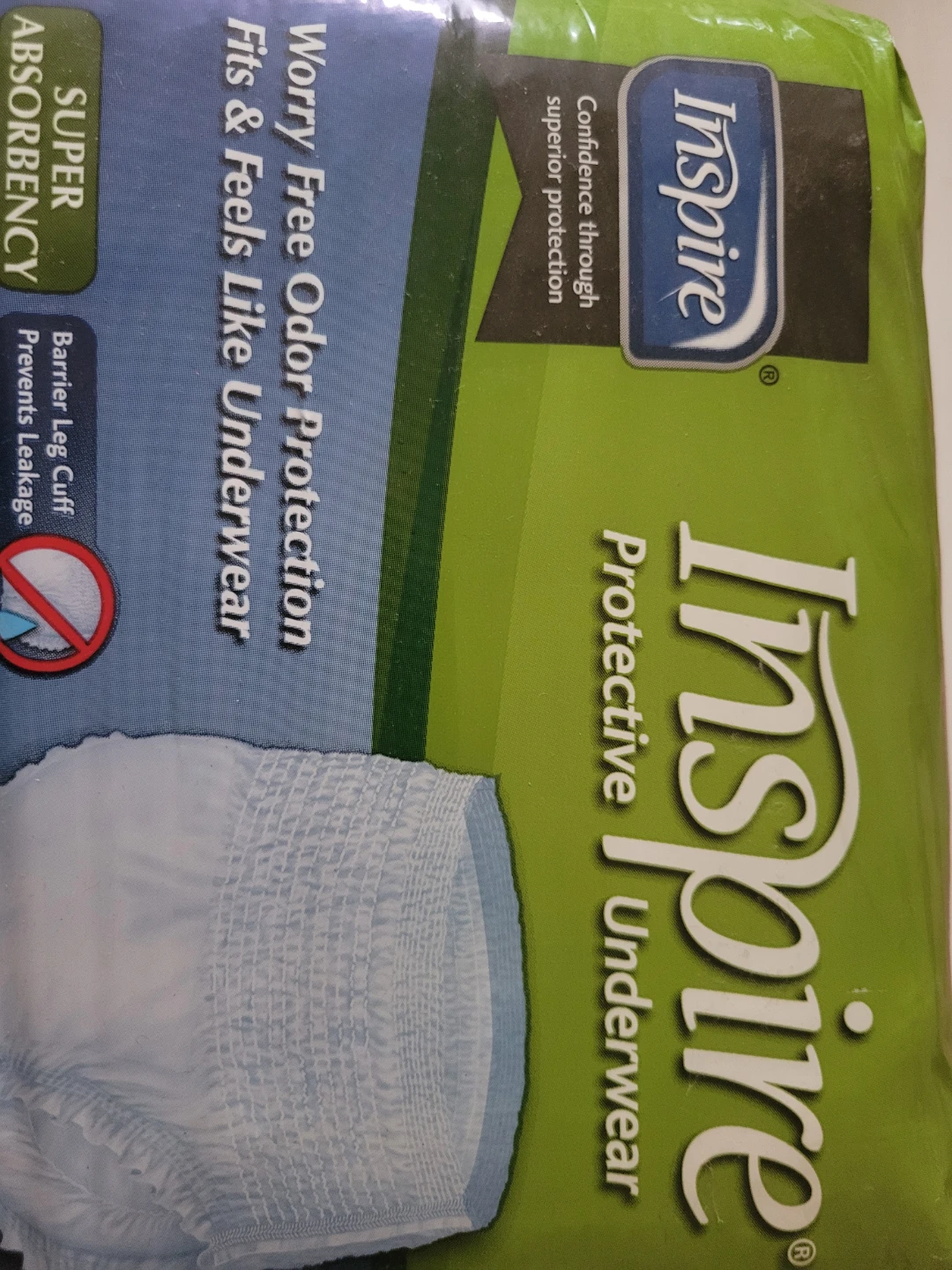 Inspire Protective Underwear Size L - 18 Count