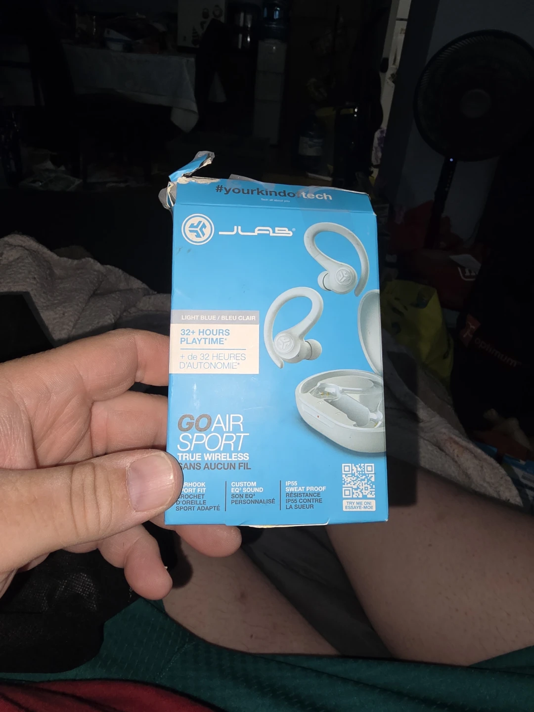 JLab Go Air Sport True Wireless Earbuds - Light Blue - photo 2