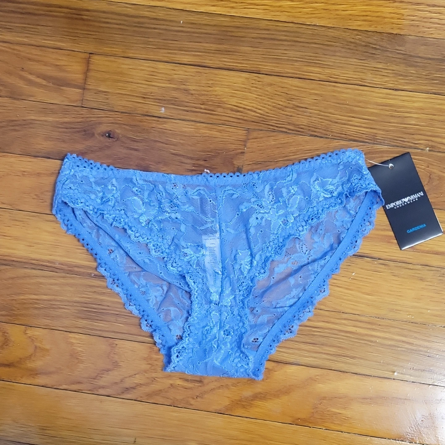 Emporio Armani Lace Bikini Bottoms - Blue - photo 2