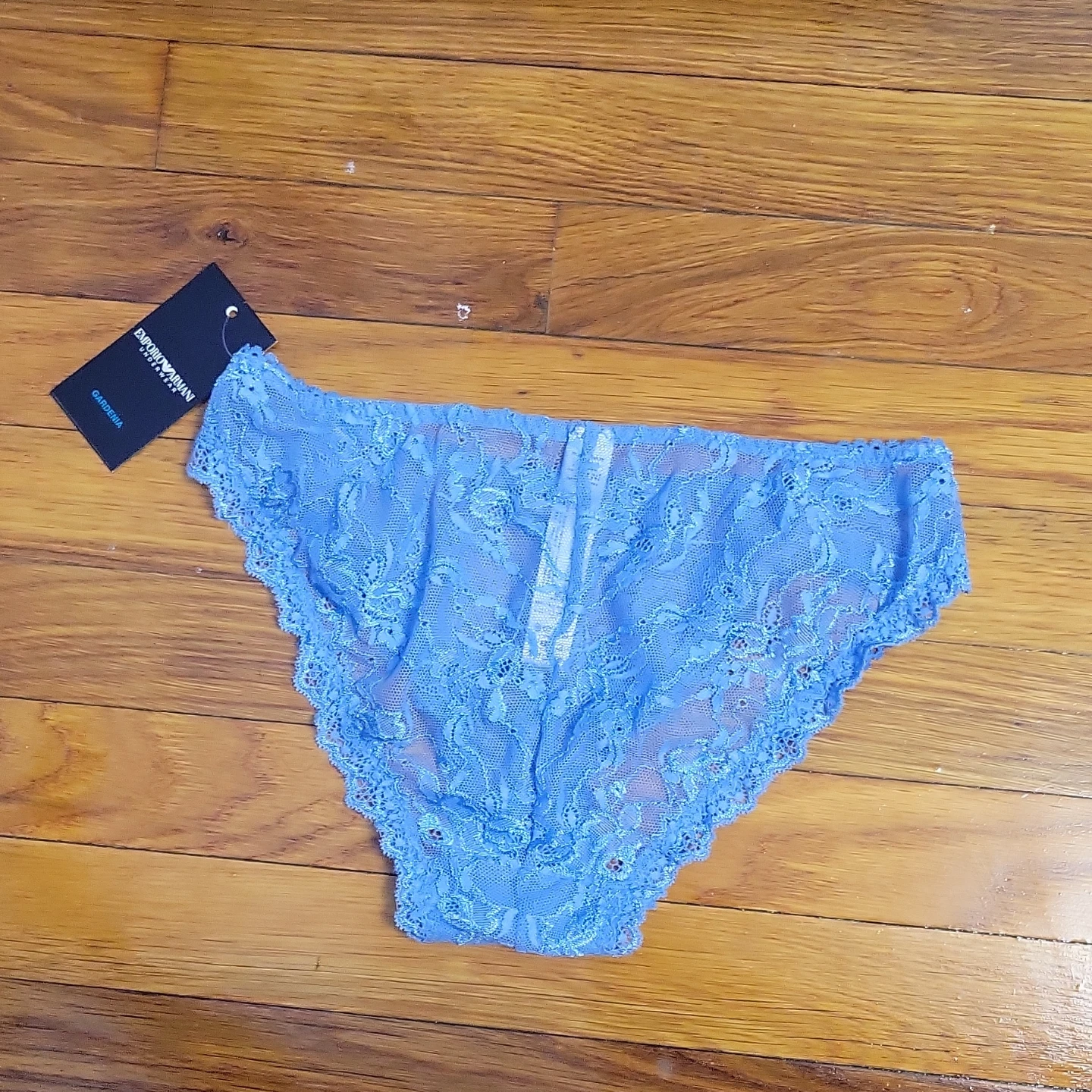 Emporio Armani Lace Bikini Bottoms - Blue - photo 3