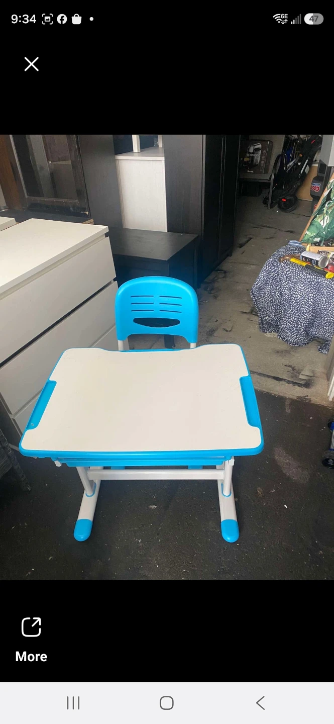 VIVO Height Adjustable Children's Desk and Chair Set
