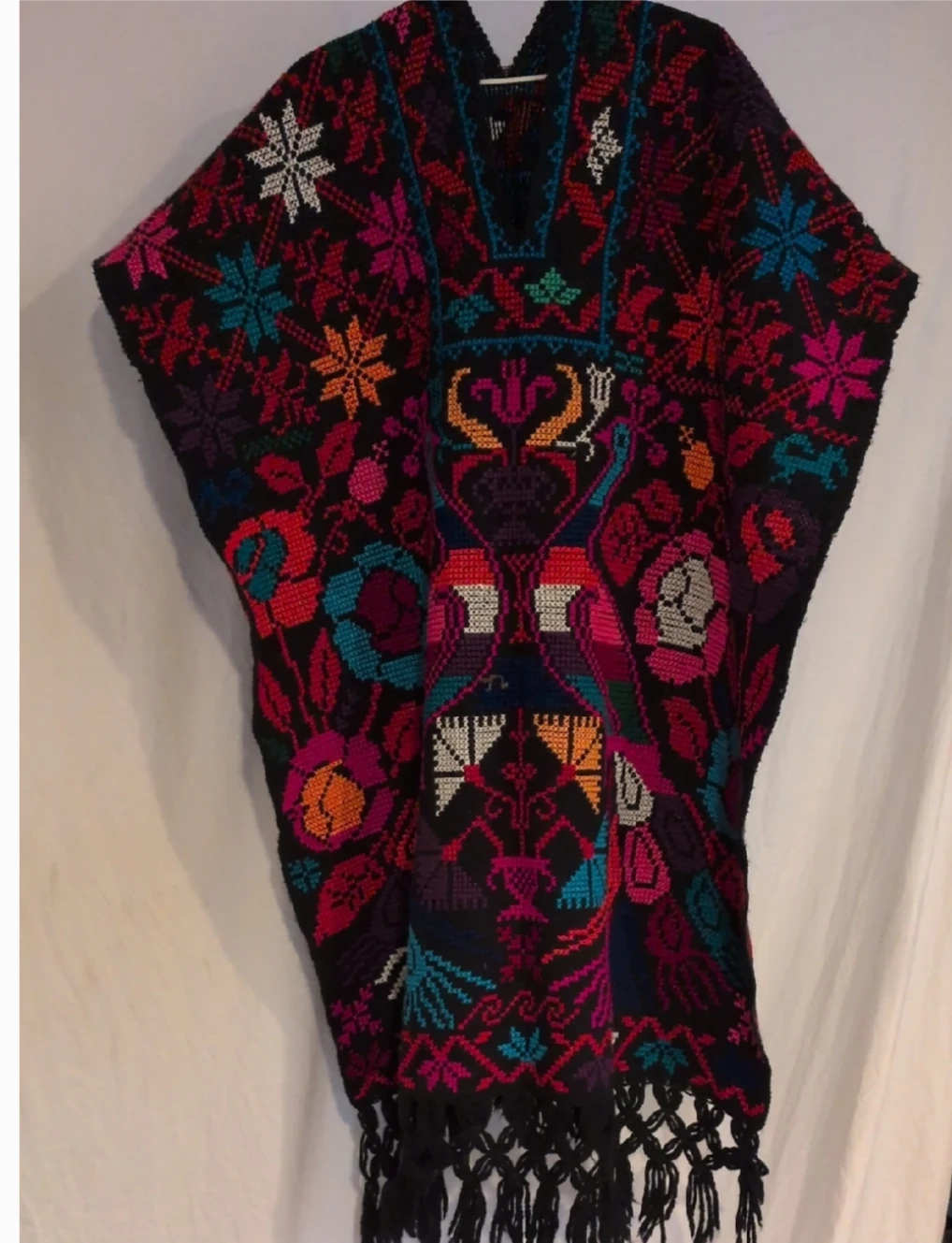Boho multicoloured cape/poncho - photo 2