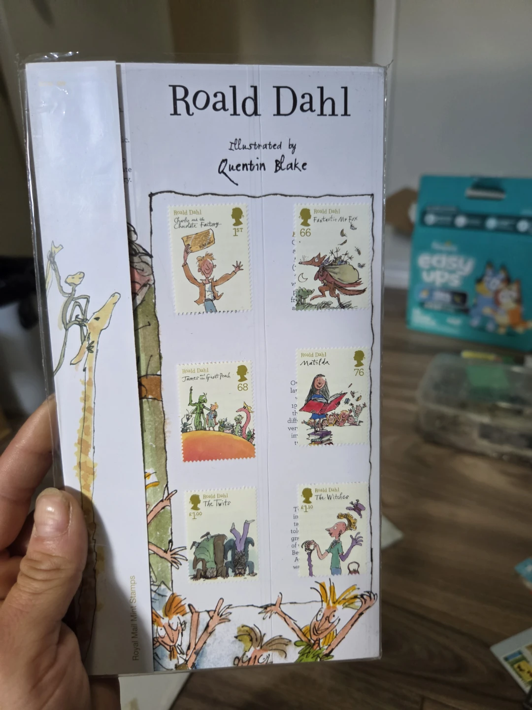 Roald Dahl Illustrated by Quentin Blake Royal Mail Mint Stamps