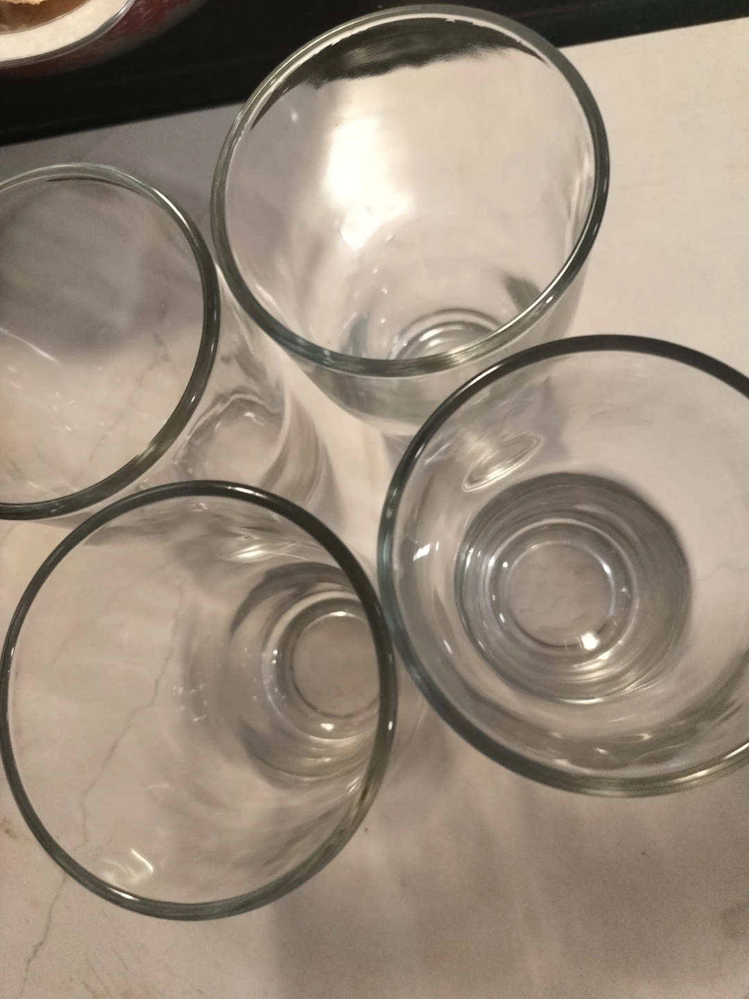 Set of 4 Clear Glass Tumblers - photo 2