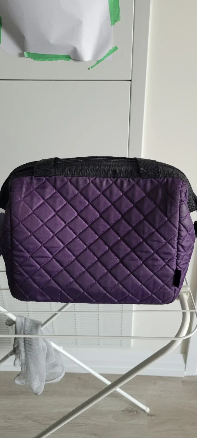 Purple Quilted Lunch Bag - photo 2