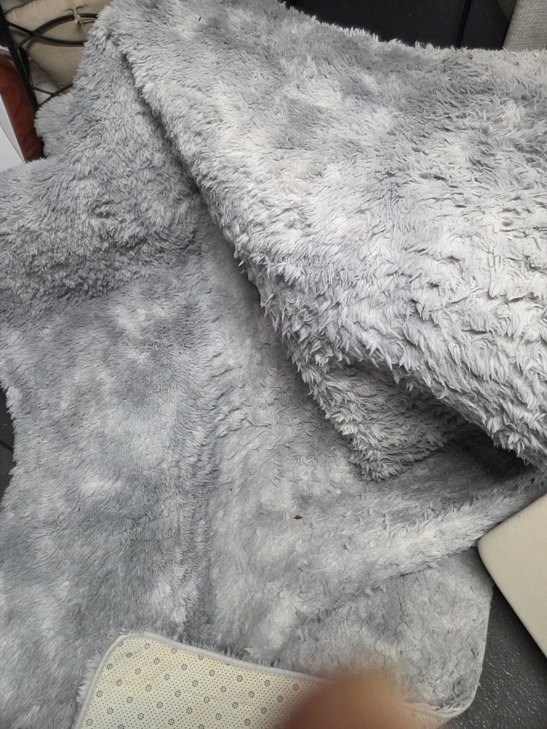 Grey Fluffy Rug - photo 3