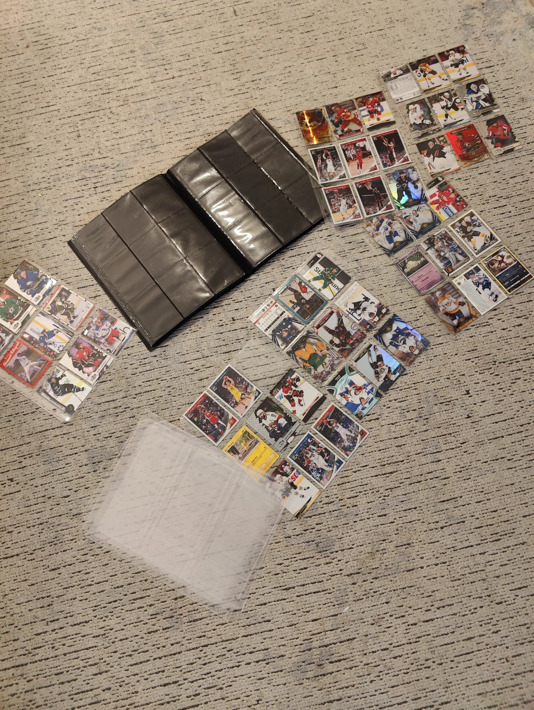 Sports Cards, Binder and Sleeves