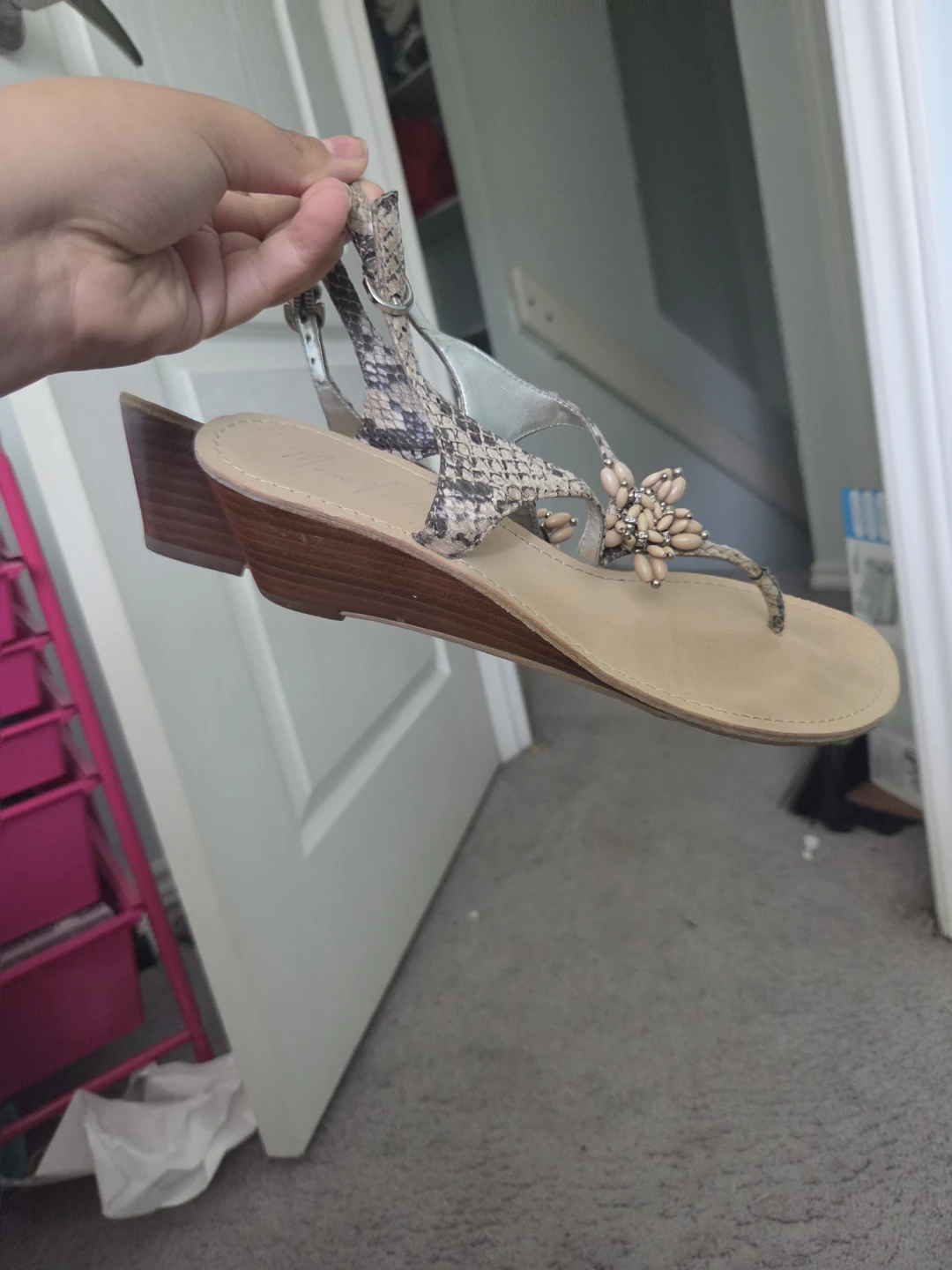 Marc Fisher Women's Snake Skin Sandals - photo 2