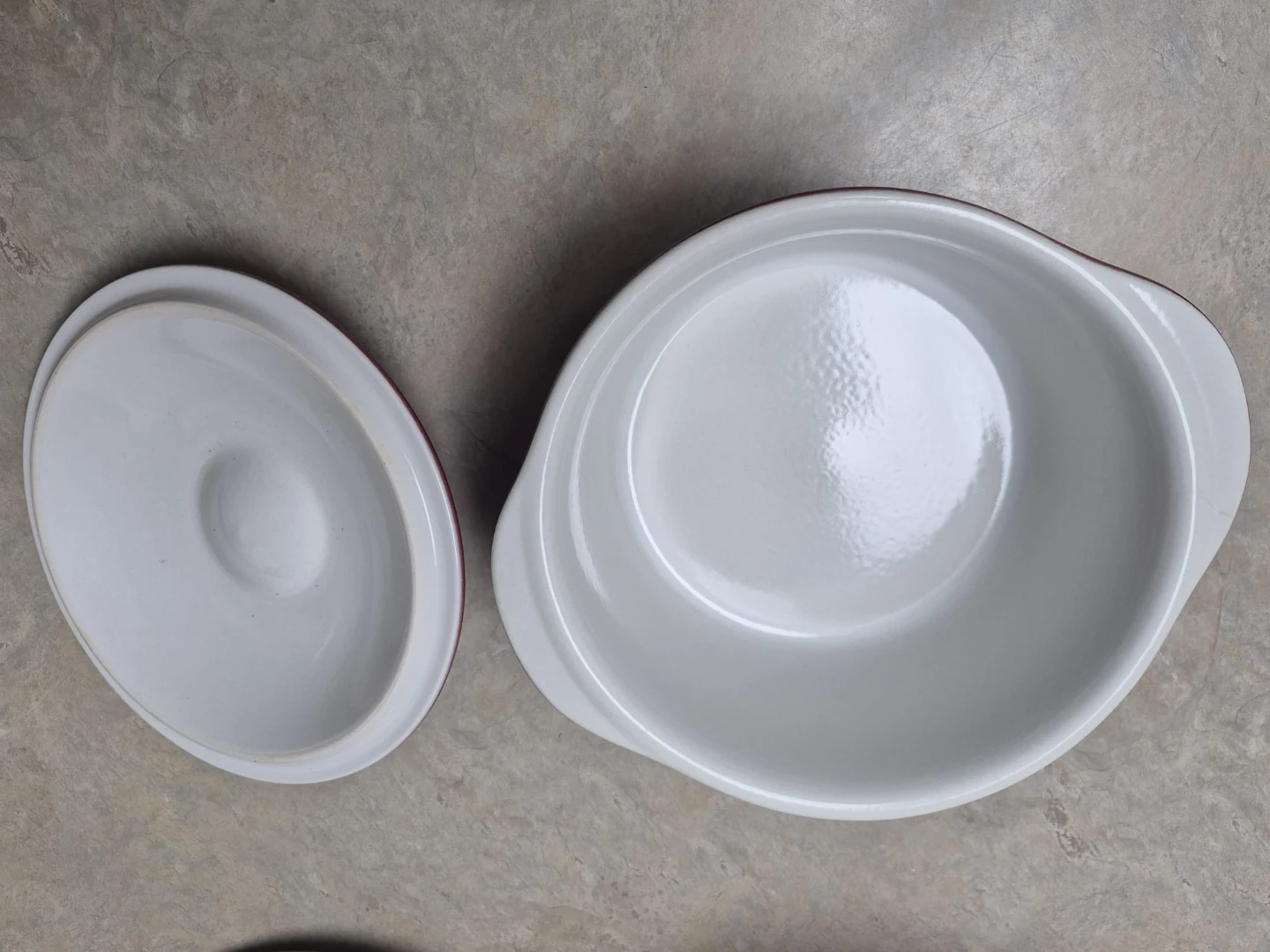 Corelle Coordinates Stoneware Casserole Dish with Lid Set of 2 - photo 4