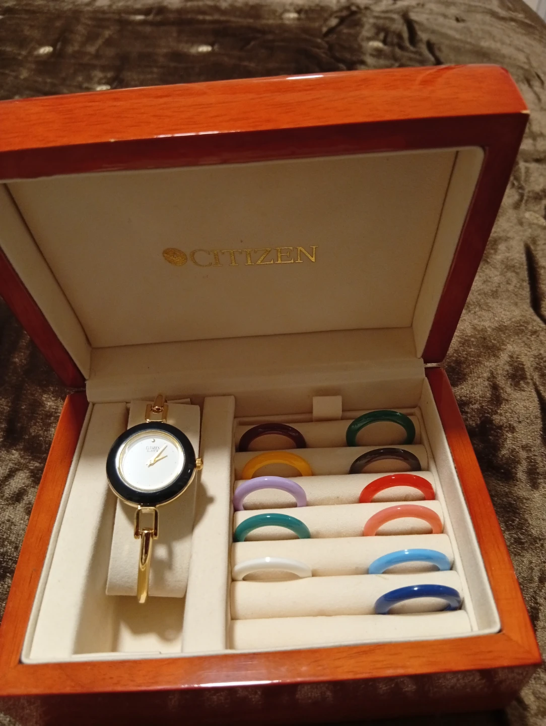 Citizen Watch with Interchangeable Bezel Rings