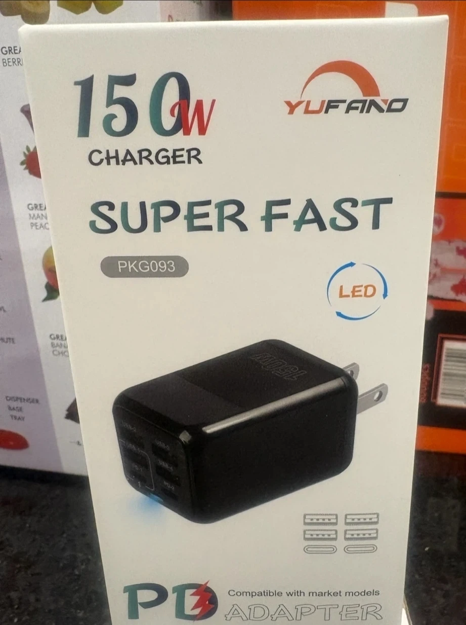 150W Super Fast Charger Adapter USB-C PD