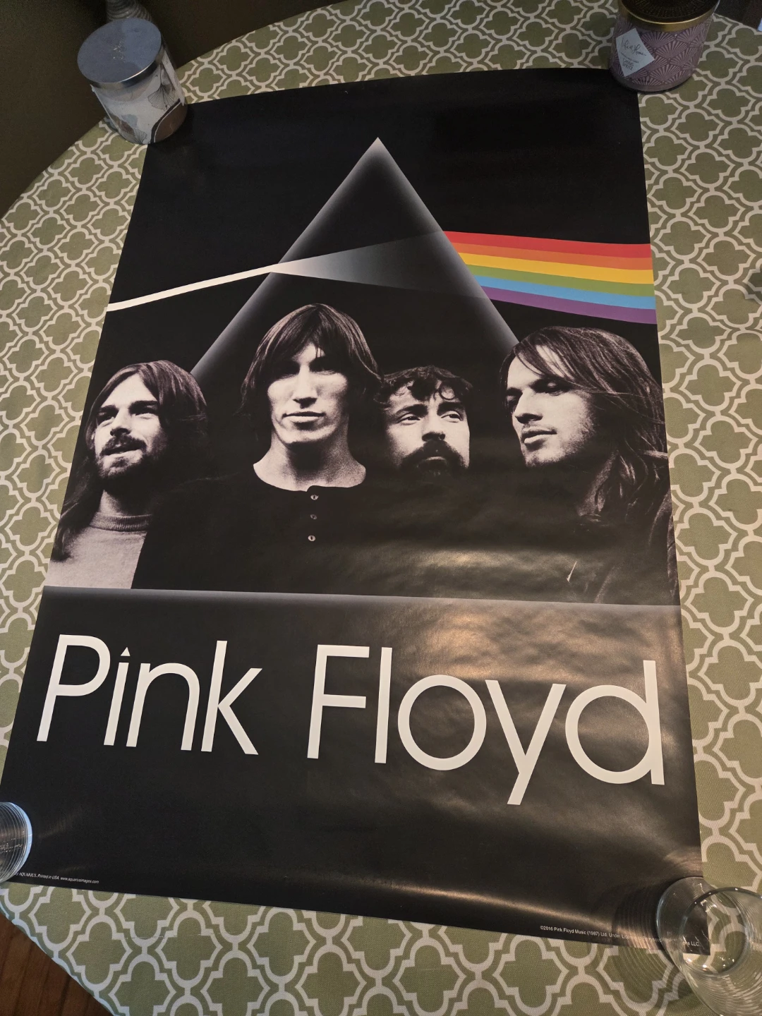 Pink Floyd "The Dark Side of the Moon" Album Art Poster