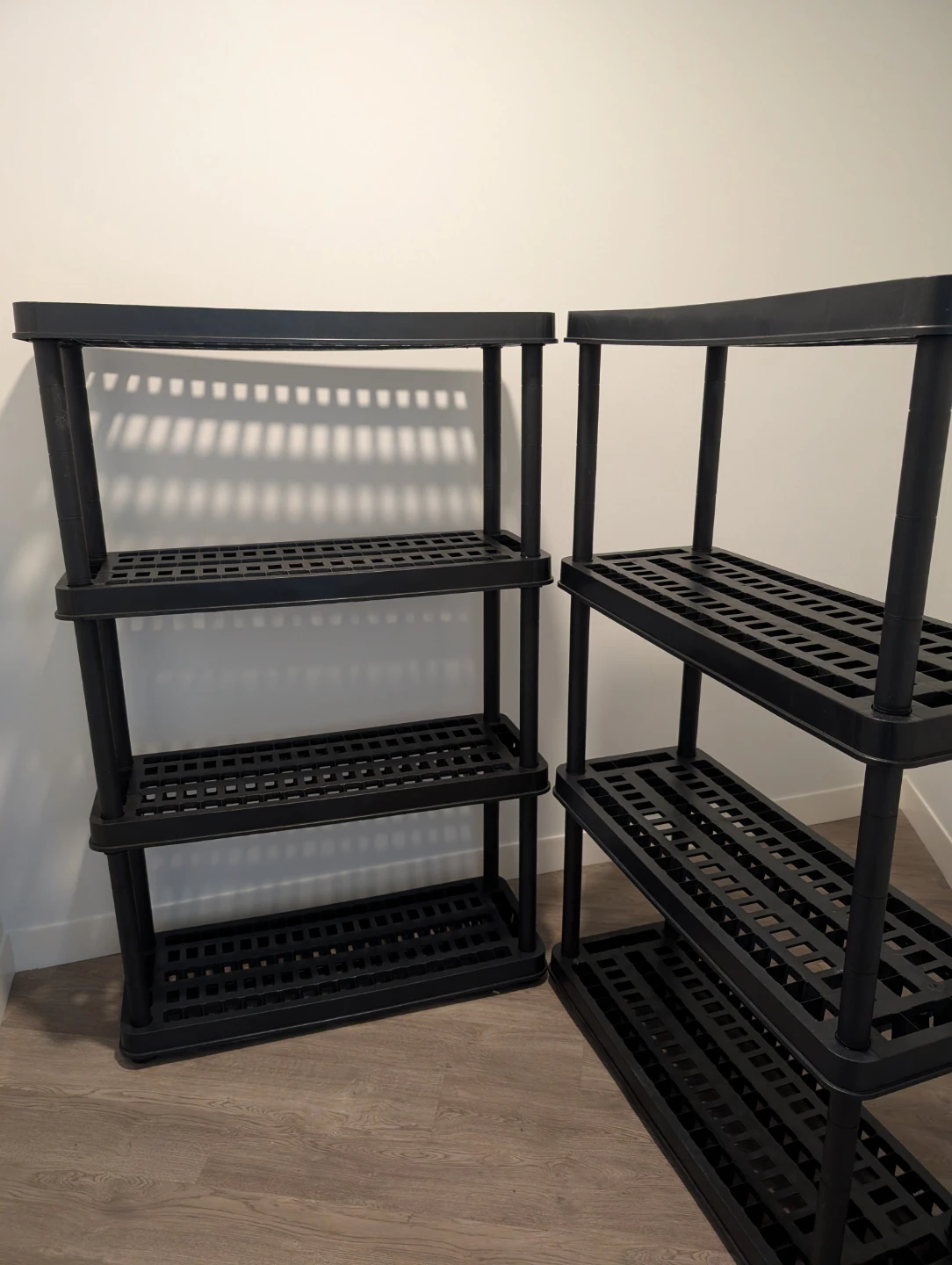 Storage shelves