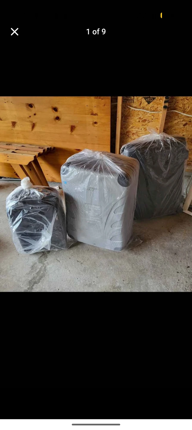 Three pieces of luggage