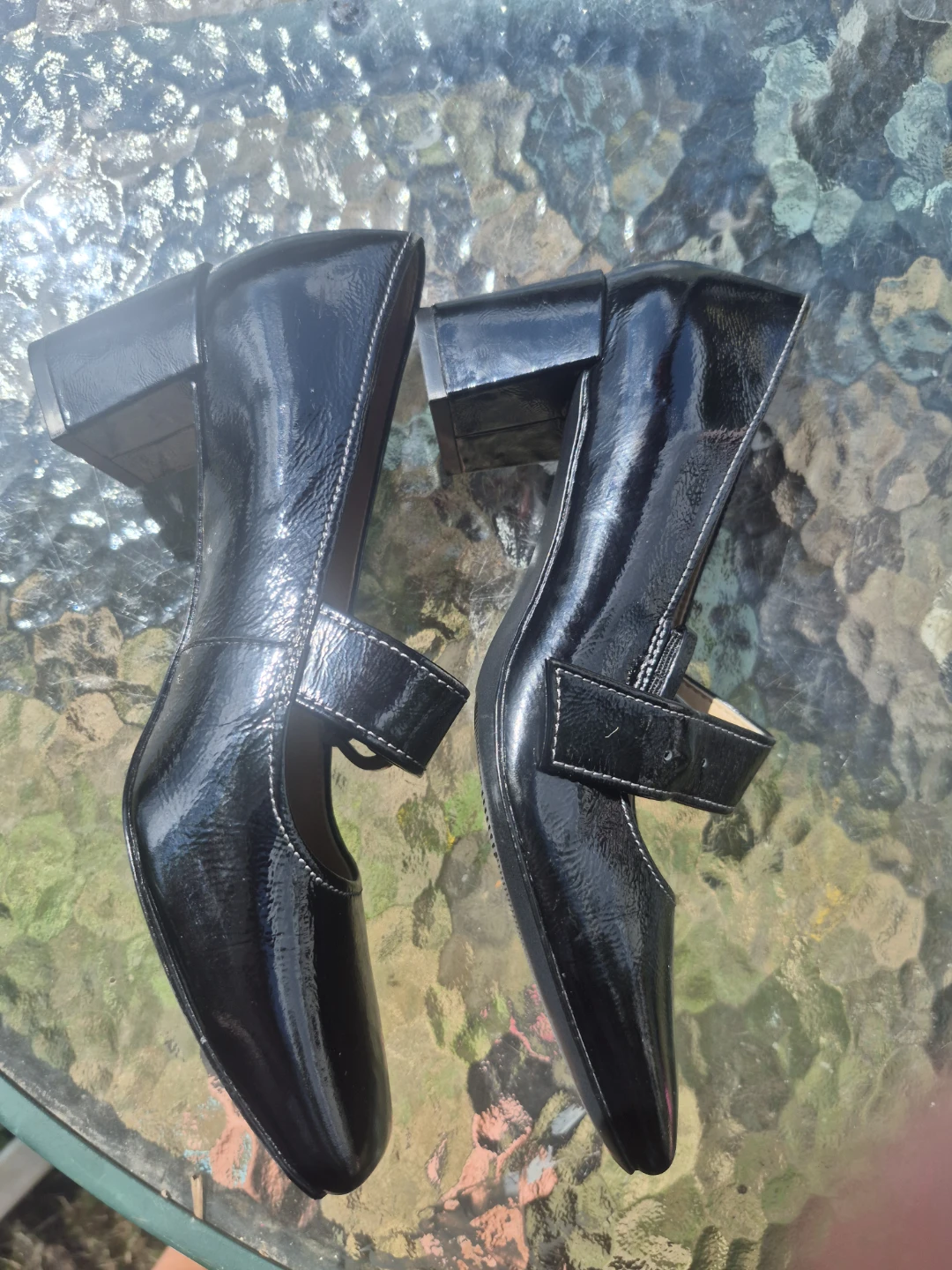 Naturalizer Black Patent Mary Jane Heels - photo 4