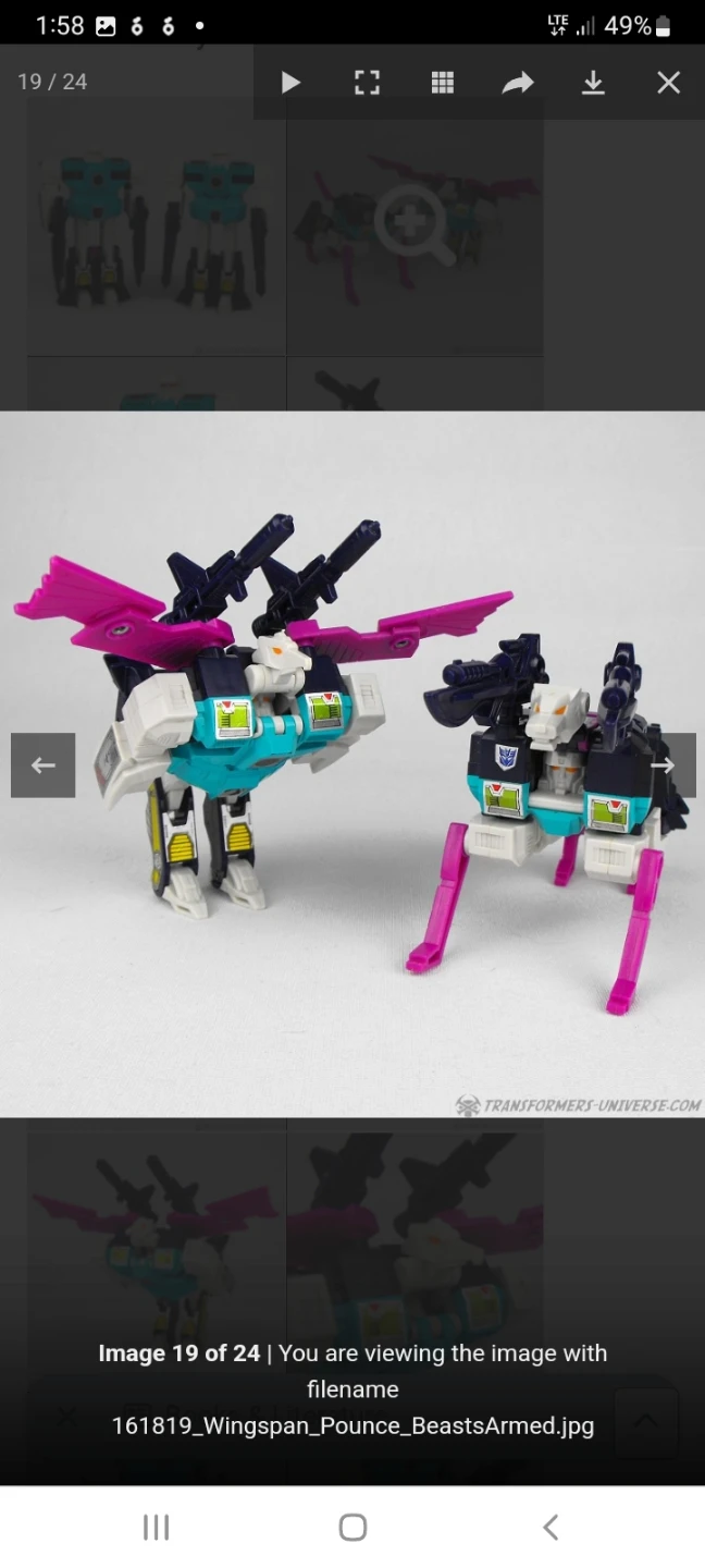 Transformers G1 Wingspan & Pounce - photo 4