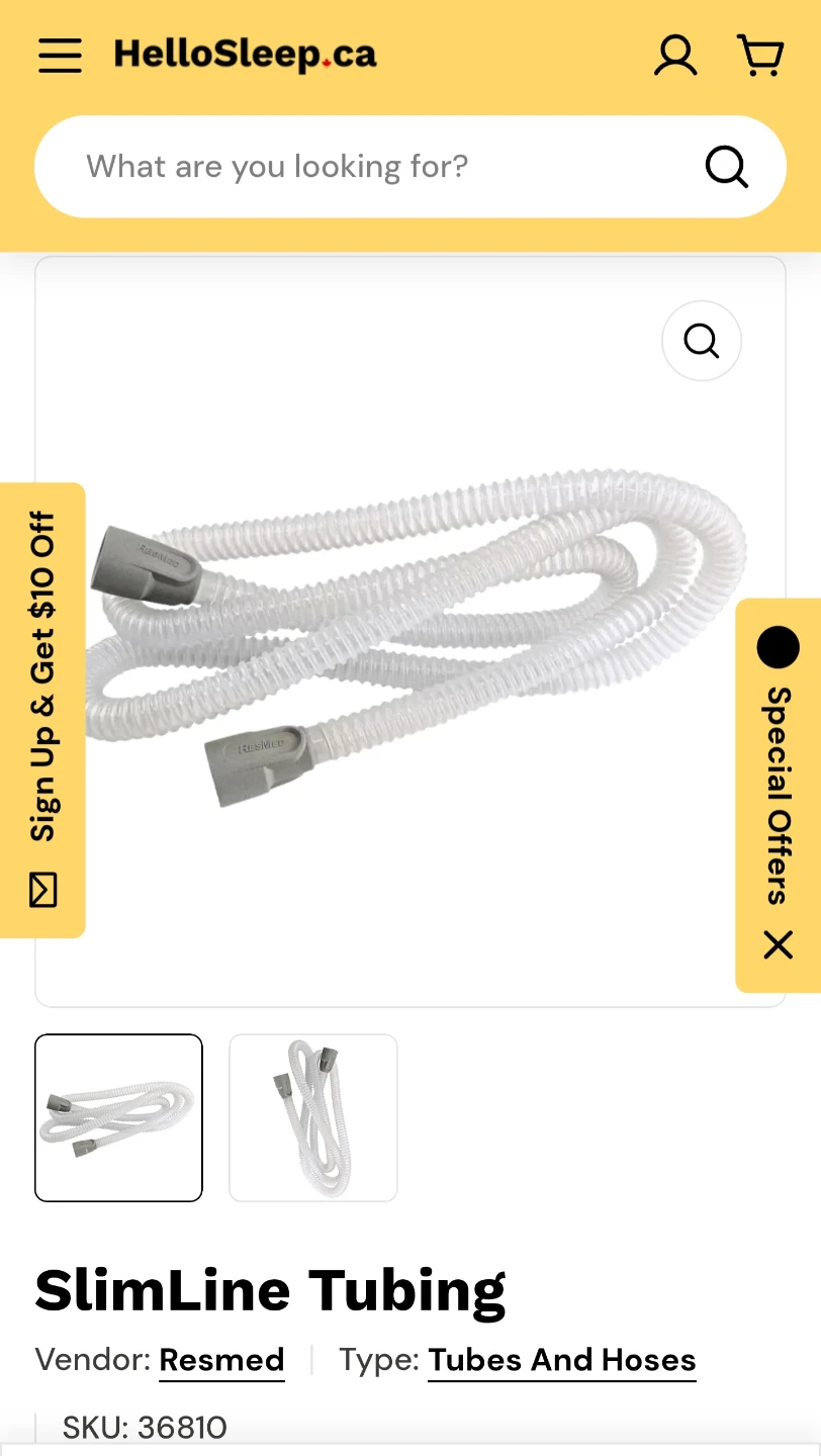 Resmed Subline Tubing