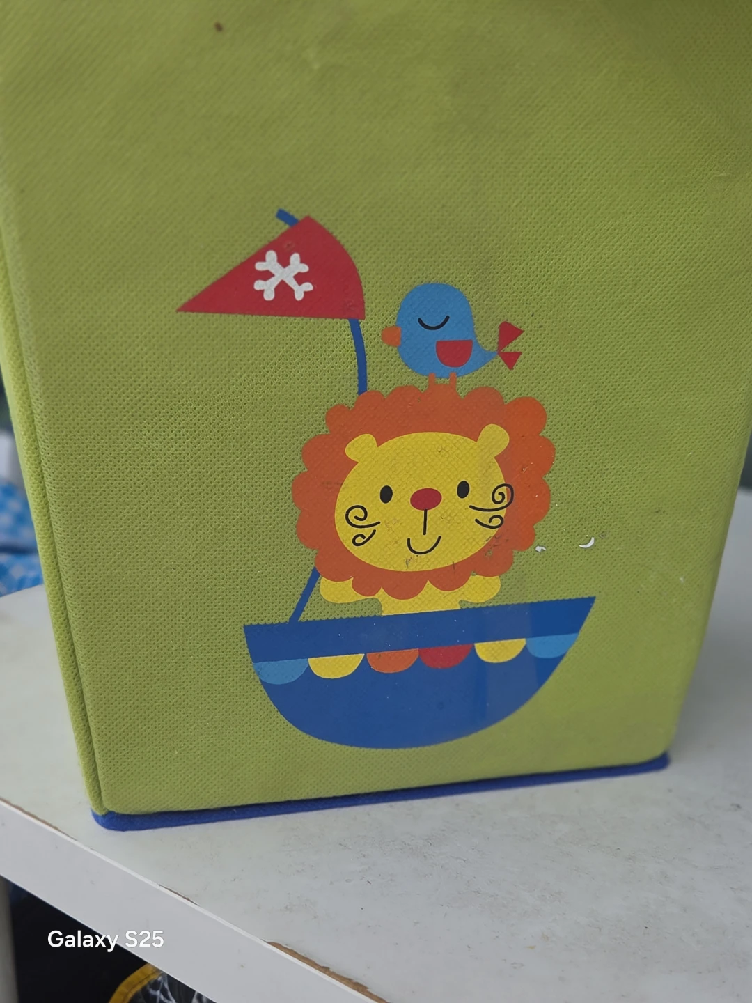 Cotidiana Storage Bin with Lion Design