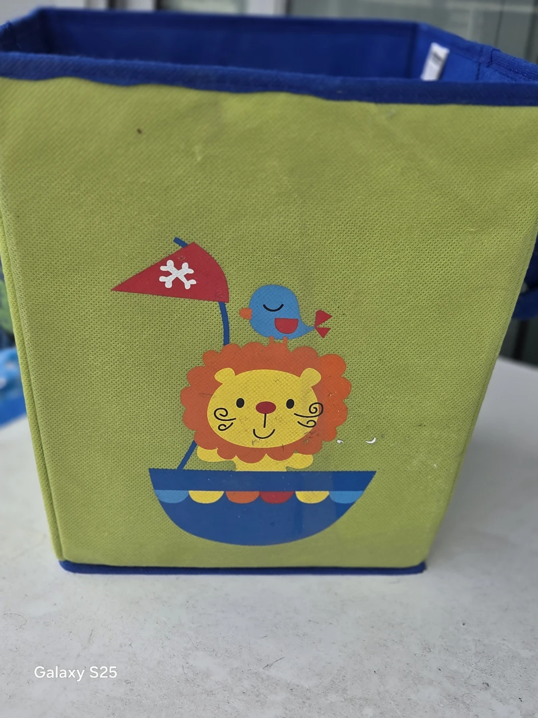 Cotidiana Storage Bin with Lion Design - photo 2