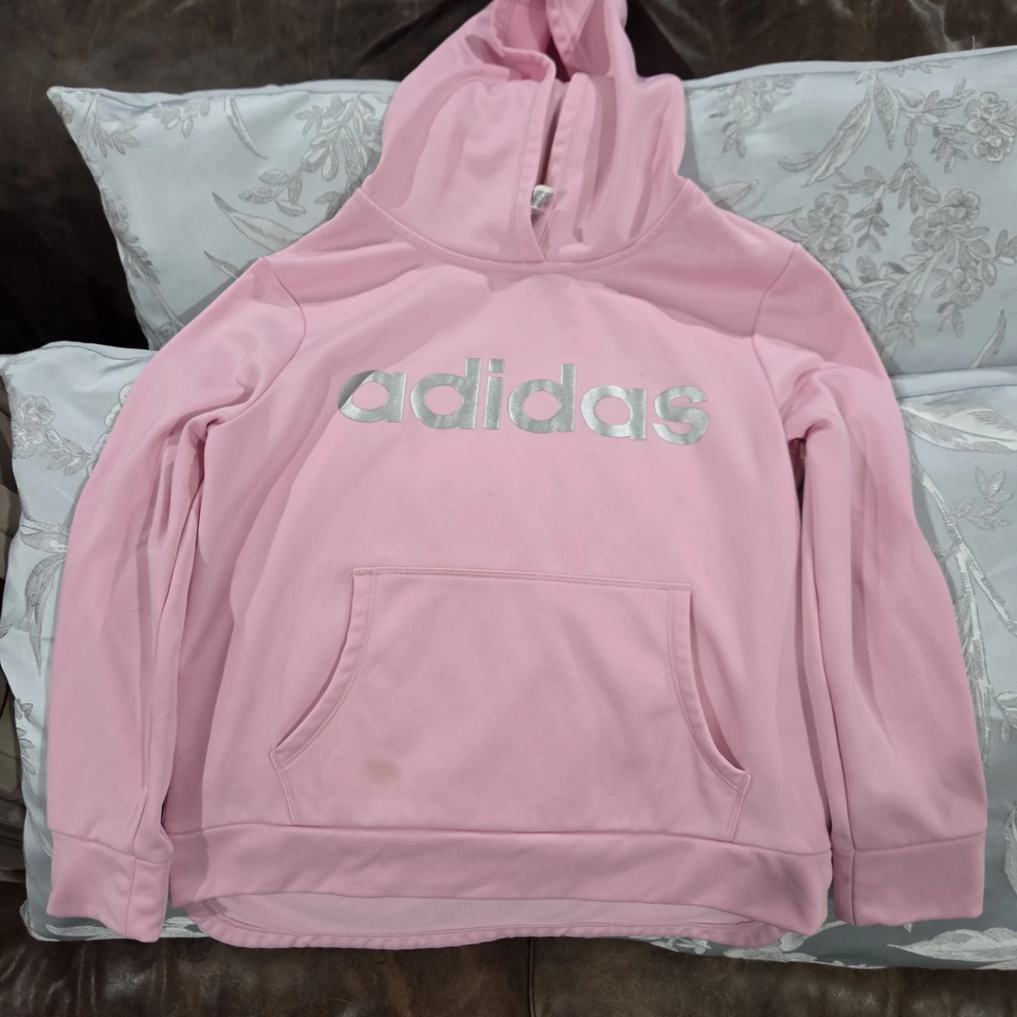 Adidas Pink Hoodie Size L/G (14)