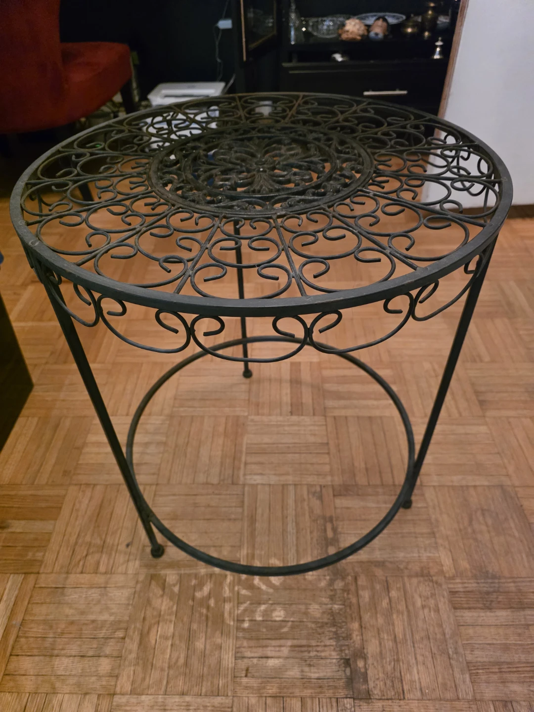 Wrought iron table