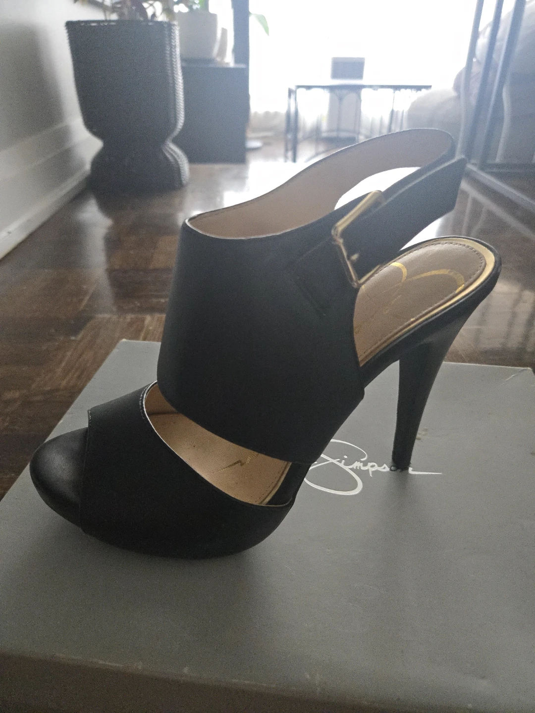 Jessica Simpson Black Heels Size 8