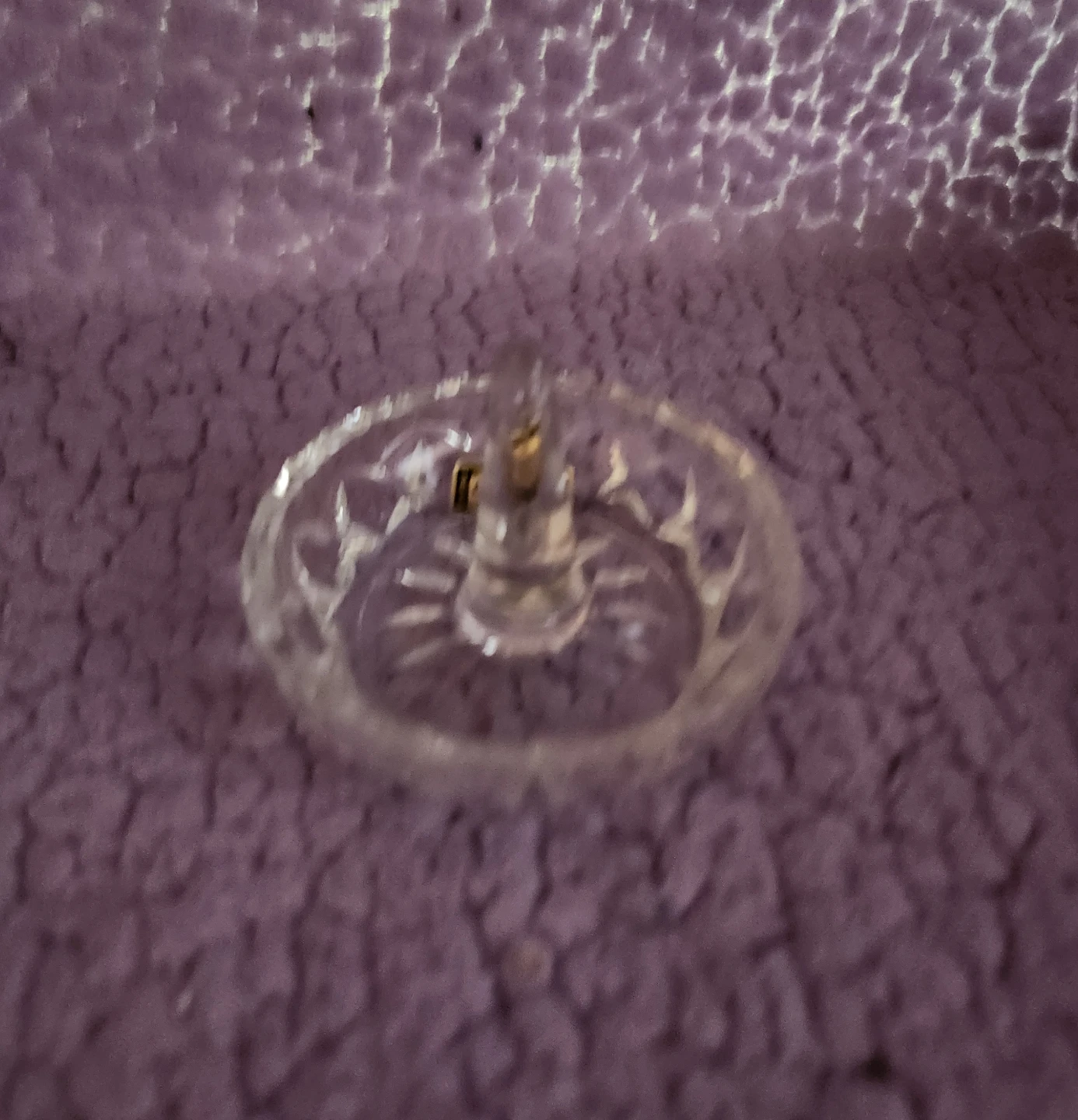 Vintage Zajecar Crystal Ring Holder Dish - photo 2
