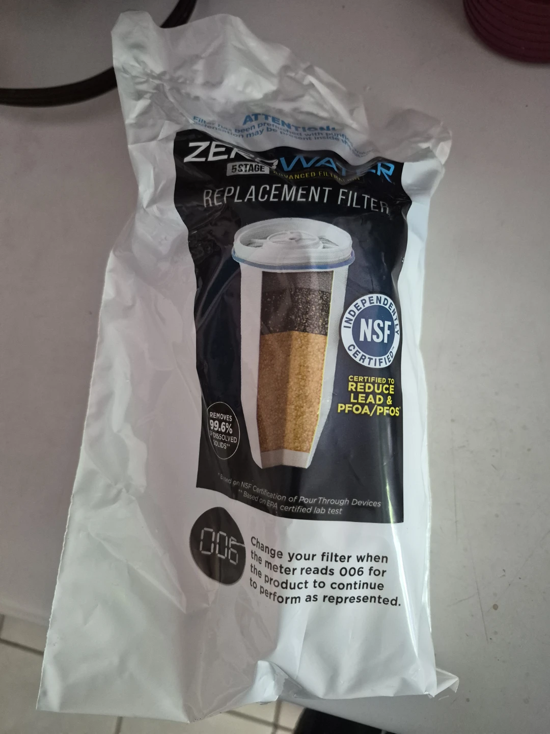 3 Brand New ZeroWater 5-Stage Replacement Filter - photo 2