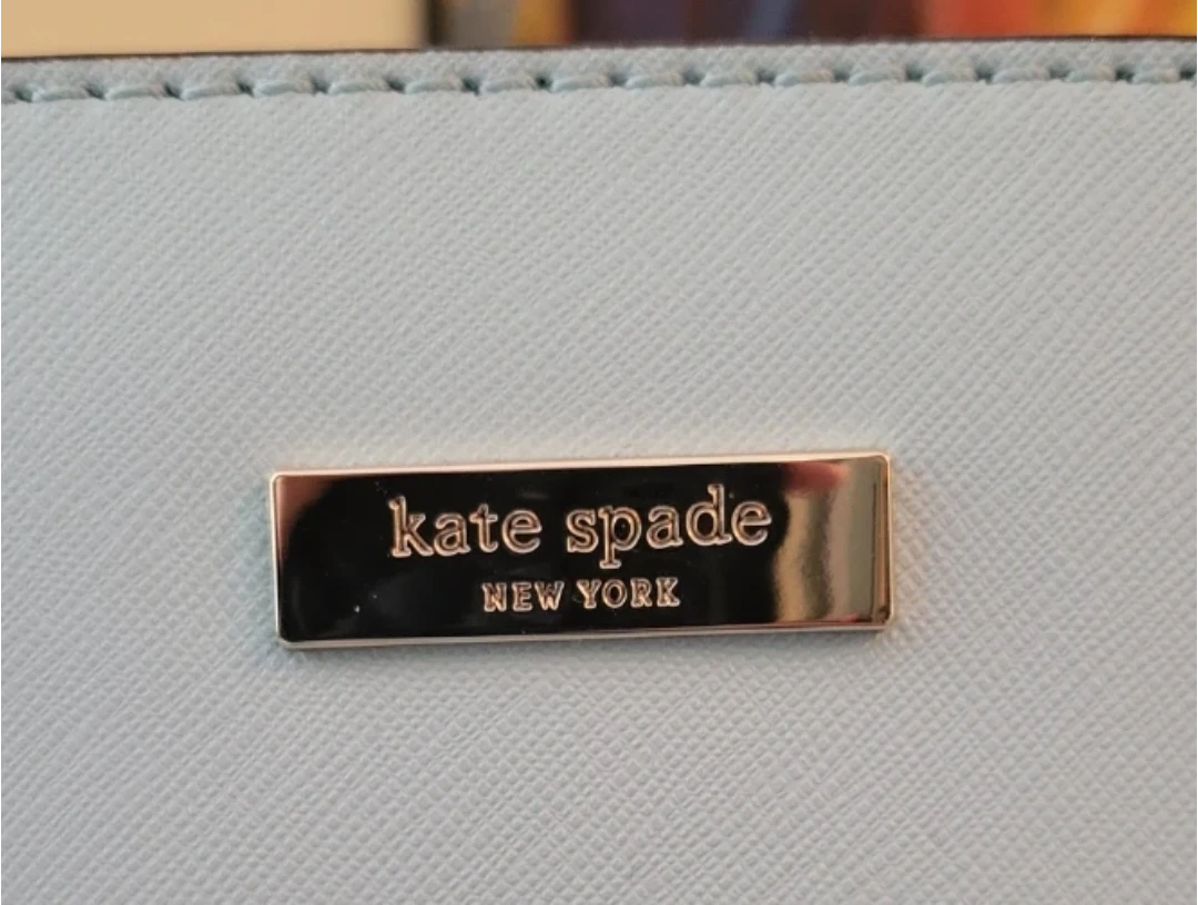 Kate Spade New York Baby Blue Leather Tote Bag - photo 2