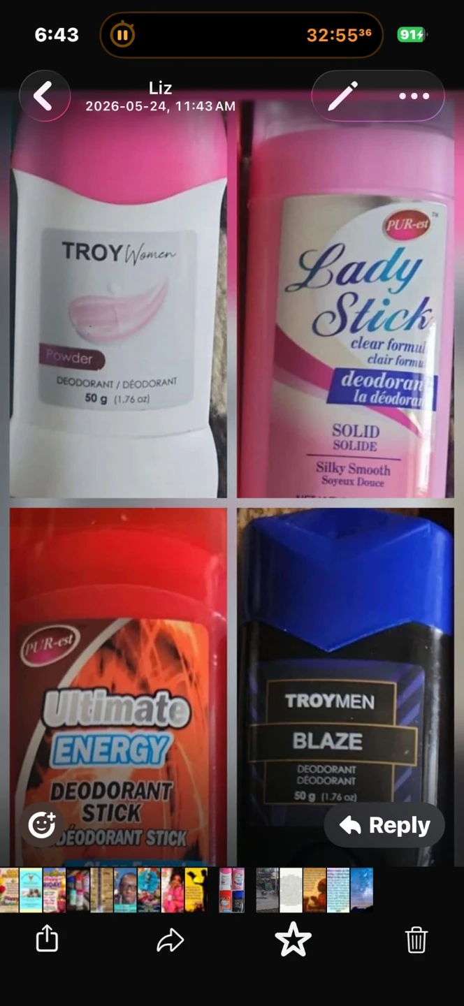 Deodorant Sticks