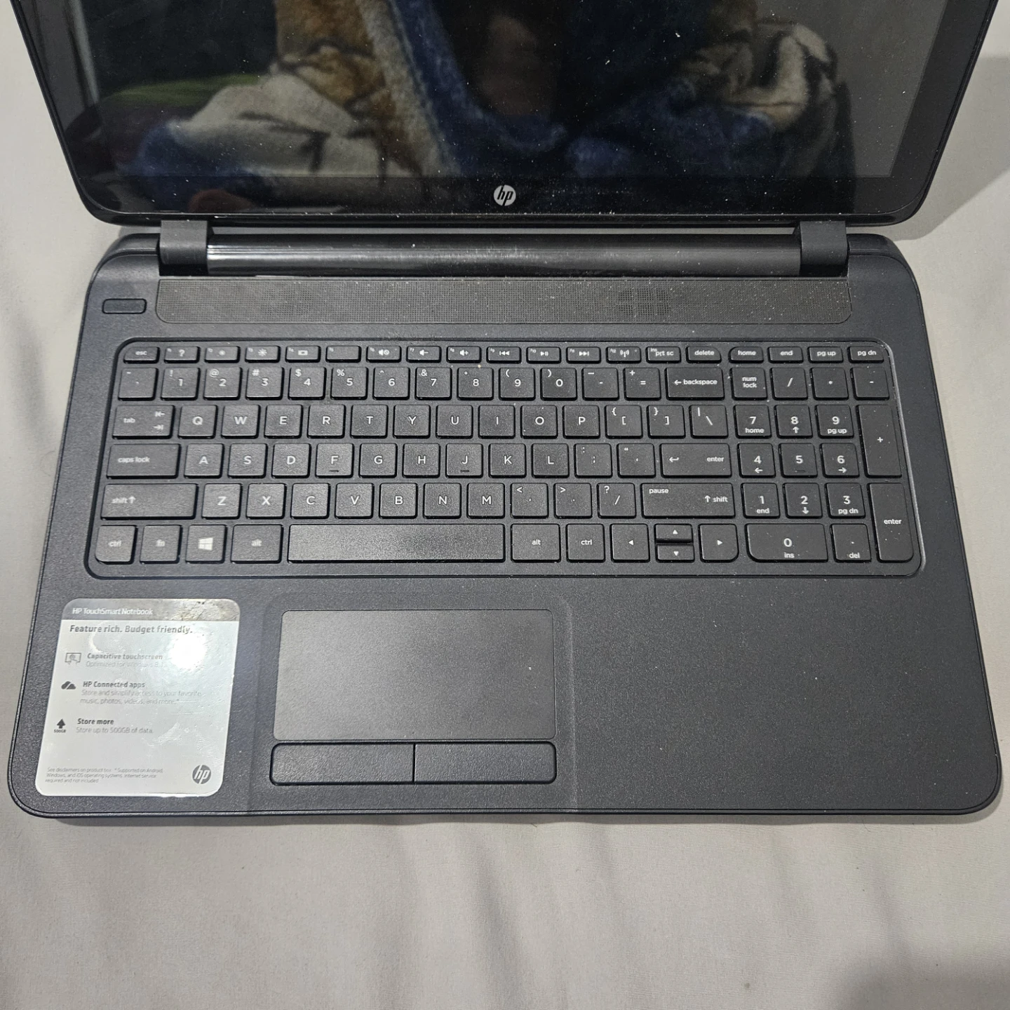 (NO CHARGER!) HP Touchscreen Laptop - photo 2