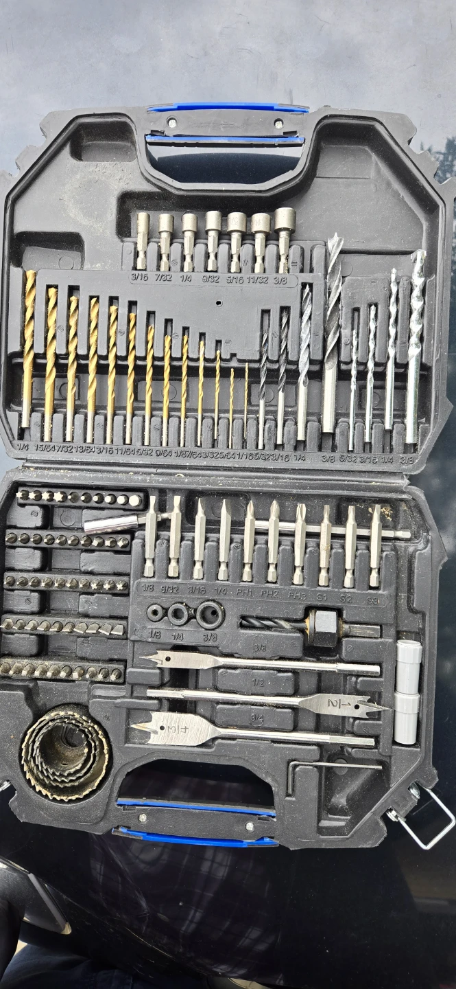 Mastercraft Drill and Driver Bit Set with Case