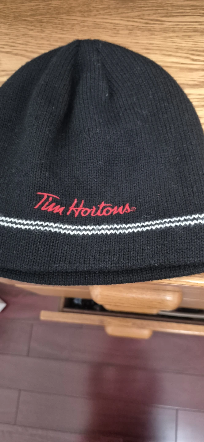 Tim Hortons embroidered skull cap beanie