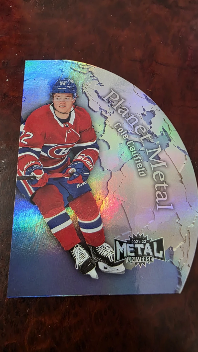 2021-22 NHL Metal Universe Cole Caufield Hockey Card