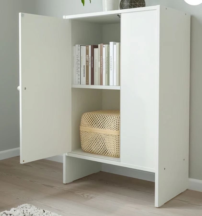 Ikea White Two-Door Cabinet - photo 2