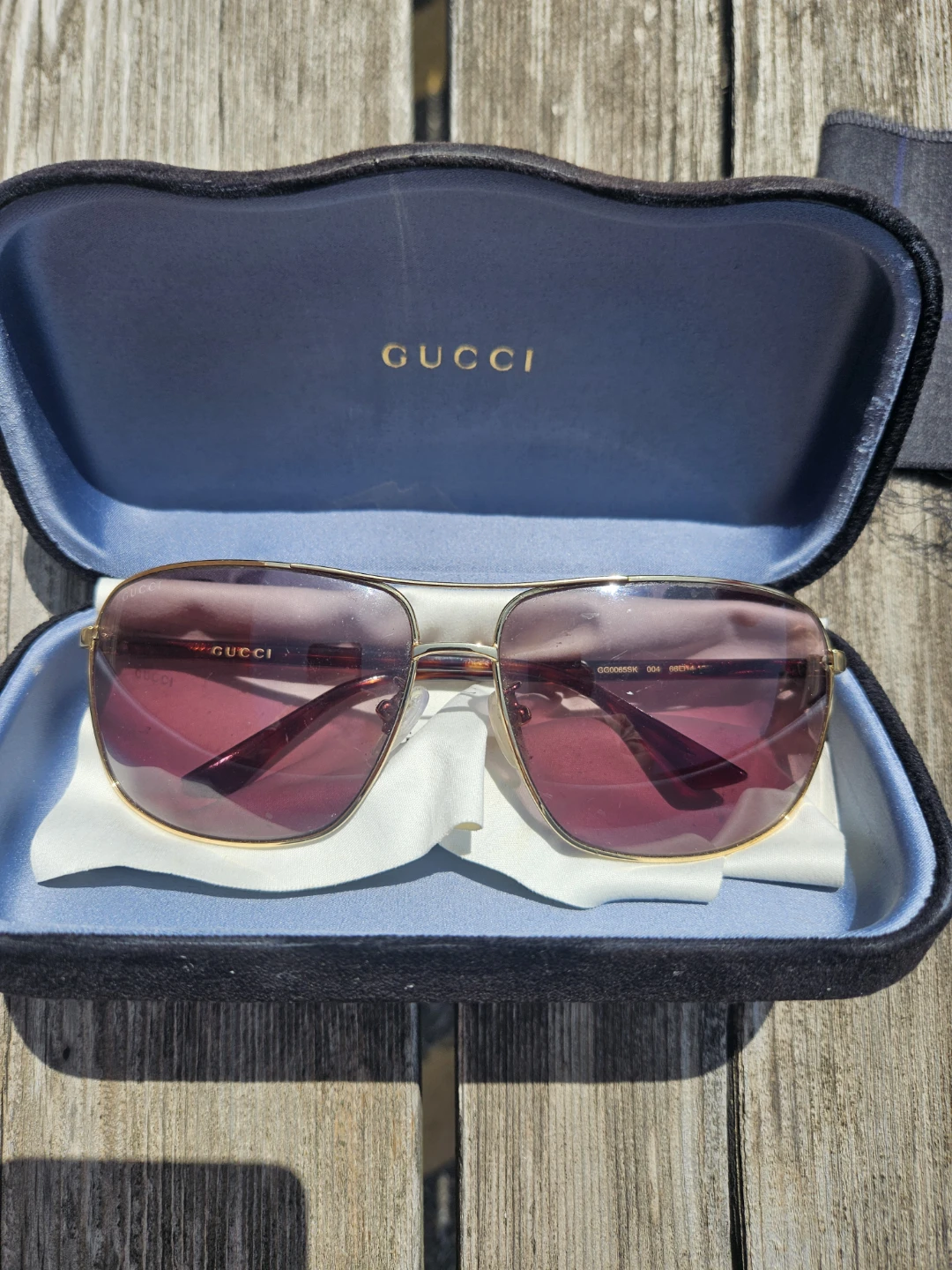 GUCCI GG0065SK Aviator Sunglasses