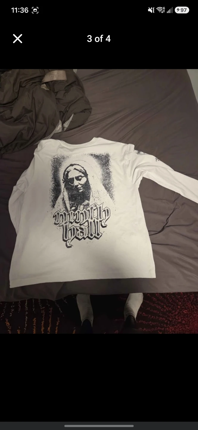 Faith Over Fear Long Sleeve T-Shirt - photo 3